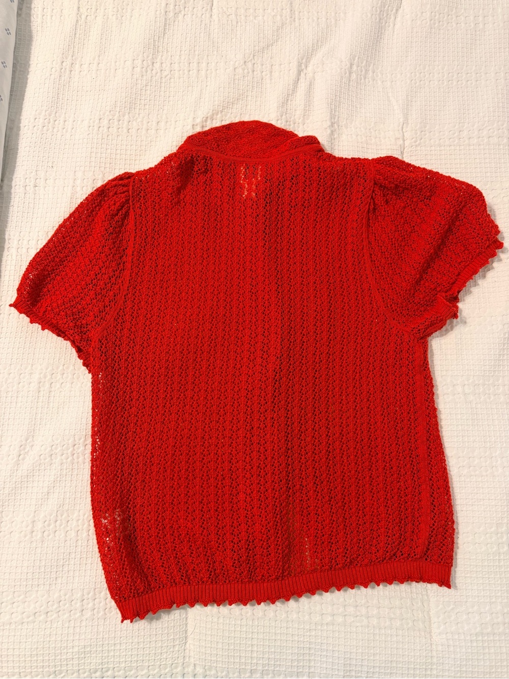 Gap × DÔEN Linen-Blend Cardigan in Red - Picture 3 of 5